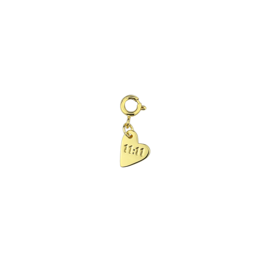 11:11 Heart Charm