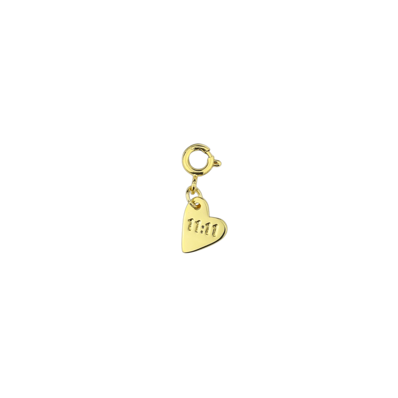 11:11 Heart Charm