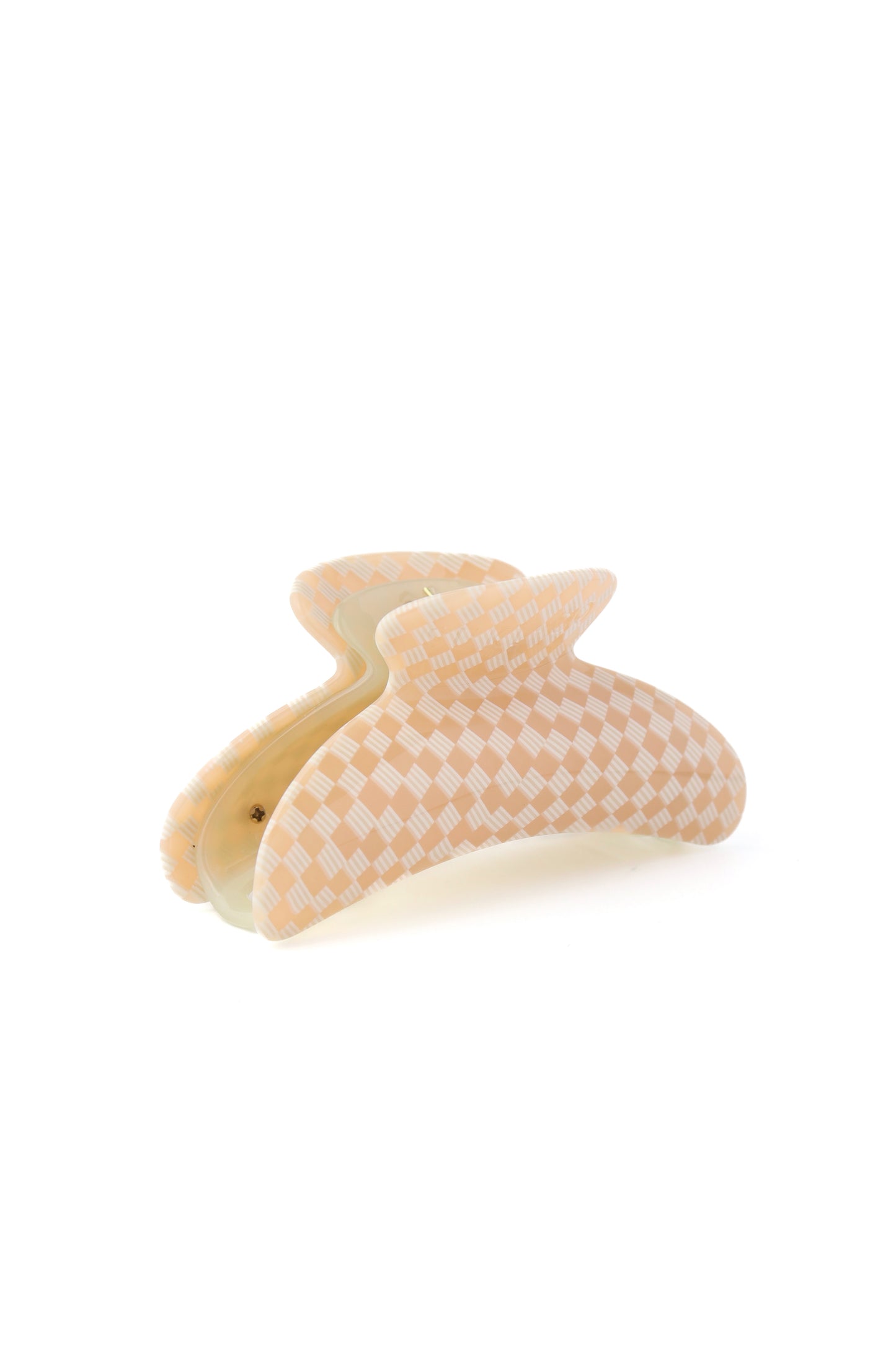 Signature Claw - Peach Check