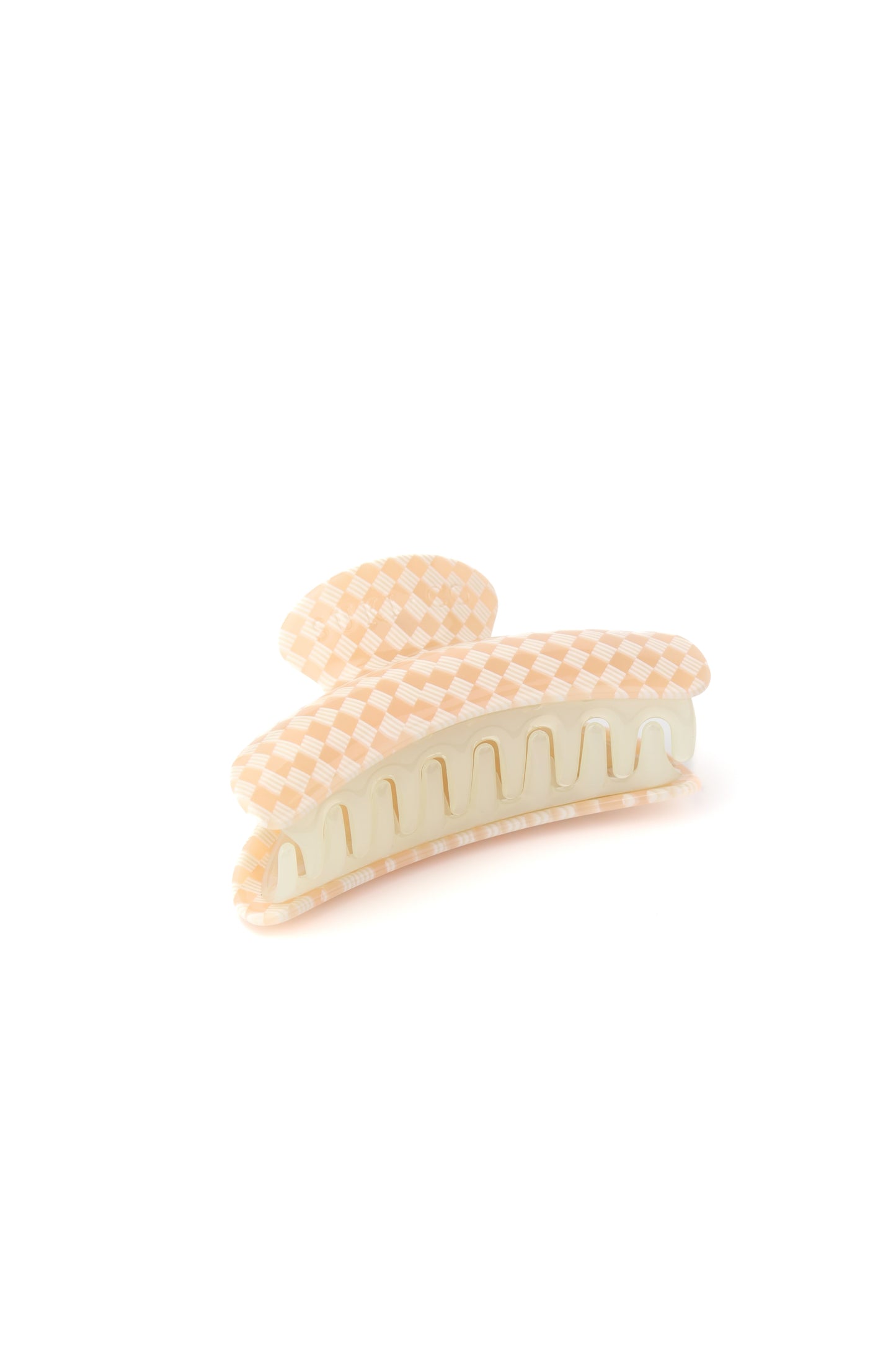 Signature Claw - Peach Check