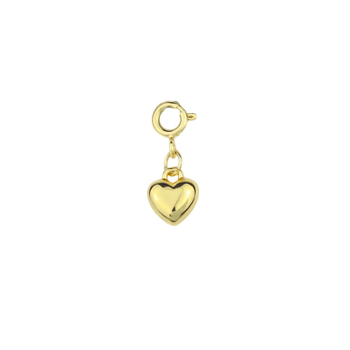 Golden Heart Charm